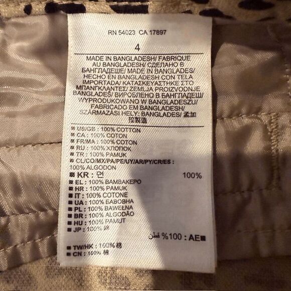 Banana Republic / Madison 2 PC Bundle Print Trouser Shorts Floral Paisley Size 4 - Picture 8 of 15